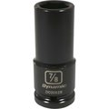 Dynamic Tools 3/4" Drive 6 Point SAE, 7/8" Deep Length, Impact Socket D020528